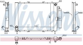 Nissens 637637 - RADIADOR RENAULT KANGOO I(98-)1.5 D
