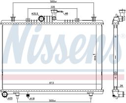 Nissens 637643 - RADIADOR RENAULT KOLEOS(08-)2.0 DCI