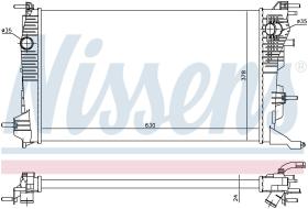 Nissens 637647 - RADIADOR RENAULT MEGANE III (08-) 1