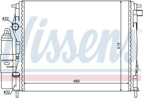 Nissens 63773 - RADIADOR RENAULT THALIA I(99-)1.2 I