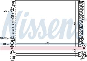 Nissens 63843A - RADIADOR RENAULT LAGUNA I(94-)2.0 I