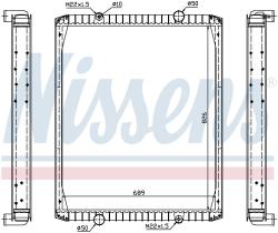 Nissens 63849A - RADIADOR RVI-RENAULT TRUCKS KERAX (