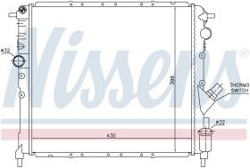 Nissens 63878 - RADIADOR RENAULT CLIO I(90-)2.0 I 1