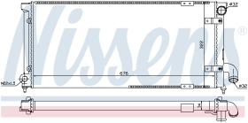 Nissens 63989 - RADIADOR SEAT TOLEDO I(1L)(91-)1.9