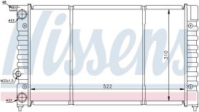 Nissens 63994 - RADIADOR SEAT TERRA (024A) (86-) 1.