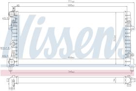 Nissens 640012 - RADIADOR AUDI A 1/S 1(8X)(10-)1.4 T