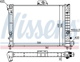 Nissens 64049 - RADIADOR SAAB 9000(84-)2.3 I 16V TU