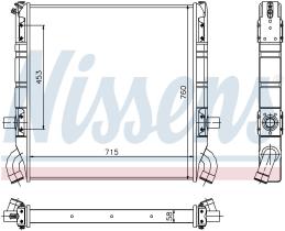 Nissens 64070 - RADIADOR SCANIA 3-SERIES(87-)P 93