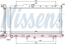Nissens 64116 - RADIADOR SUBARU IMPREZA(GD.GG)(00-)