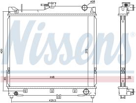 Nissens 64162 - RADIADOR SUZUKI SAMURAI II (JB) (98