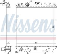 Nissens 64174A - RADIADOR DAEWOO TICO(KLY3)(95-)800