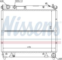 Nissens 64178 - RADIADOR SUZUKI VITARA(ET.TA)(88-)1