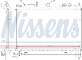 Nissens 64210A - RADIADOR ROVER 600(RH)(93-)620 2.0