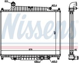 Nissens 643222 - RADIADOR RANGE ROVER III(LM)(02-)3.