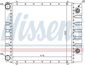 Nissens 64328 - RADIADOR LAND ROVER DEFENDER(87-)2.