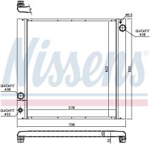 Nissens 64329 - RADIADOR RANGE ROVER III(LM)(02-)5.