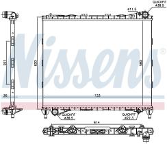 Nissens 64331 - RADIADOR LAND ROVER DISCOVERY V(L46