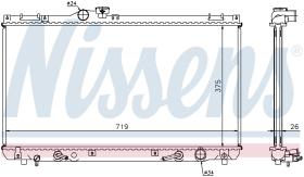 Nissens 64653A - RADIADOR LEXUS IS I(GXE10.JCE10)(99