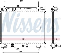 Nissens 64671A - RADIADOR DAIHATSU CHARADE(L3_)(11-)