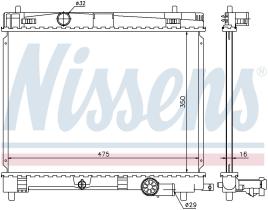 Nissens 646823 - RADIADOR TOYOTA URBAN CRUISER(#P110