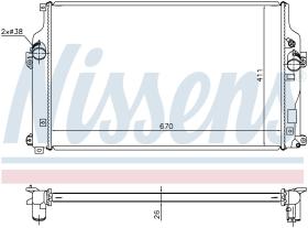 Nissens 646864 - RADIADOR TOYOTA RAV 4 IV(#A40)(12-)