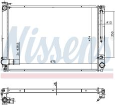 Nissens 646887 - RADIADOR LEXUS RX II(MCU30.MHU38.GS