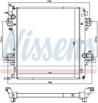 Nissens 646917 - RADIADOR TOYOTA LAND CRUISER PRADO