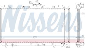 Nissens 64746A - RADIADOR TOYOTA COROLLA(E10#)(92-)2