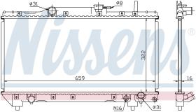 Nissens 64837A - RADIADOR TOYOTA CARINA E(T19#)(92-)