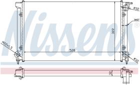 Nissens 651511 - RADIADOR VOLKSWAGEN SANTANA(32B)(81