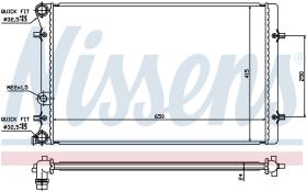 Nissens 652011 - RADIADOR AUDI A 3 / S 3 (8L) (96-)