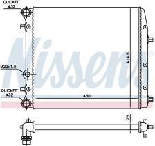 Nissens 652691 - RADIADOR VOLKSWAGEN FOX (5Z) (05-)