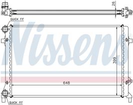 Nissens 65277A - RADIADOR VOLKSWAGEN CADDY IV (SA) (