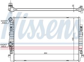Nissens 65304 - RADIADOR VOLKSWAGEN TOURAN III(5T1)