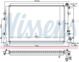 Nissens 65324 - RADIADOR SEAT TOLEDO III(5P2)(04-)1