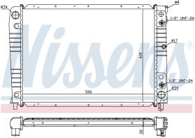 Nissens 65537A - RADIADOR VOLVO 940(944.945)(90-)2.3