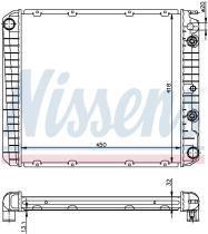 Nissens 65544A - RADIADOR VOLVO 760(704.764.765)(82-