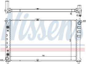 Nissens 66619 - RADIADOR KIA SEDONA I(KV-II)(99-)2.