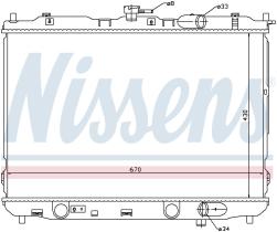 Nissens 66639 - RADIADOR KIA CARENS I(RS)(02-)2.0 C