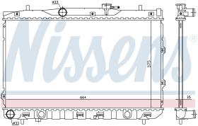 Nissens 66648 - RADIADOR KIA CERATO(LD)(04-)1.6 I 1