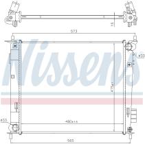 Nissens 66791 - RADIADOR KIA SOUL I(AM)(09-)1.6 CRD