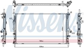 Nissens 66861 - RADIADOR FORD TRANSIT/TOURNEO CUSTO