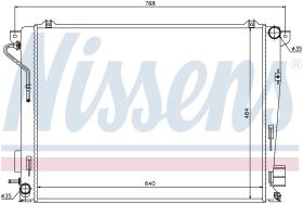 Nissens 67069 - RADIADOR HYUNDAI SONATA V(NF)(05-)2