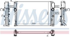 Nissens 67102A - RADIADOR MERCEDES E-CLASS W 211(02-