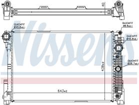 Nissens 67162 - RADIADOR MERCEDES GLK X 204(08-)GLK
