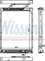 Nissens 67169 - RADIADOR MERCEDES TRAVEGO(99-)O 580