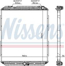 Nissens 671760 - RADIADOR MERCEDES ACTROS MP4(11-)