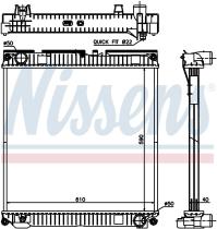 Nissens 67224A - RADIADOR MAN TG-L(05-)