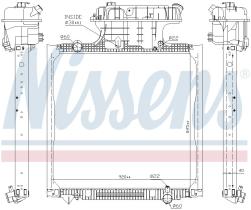 Nissens 67225 - RADIADOR MAN TG-A(02-)