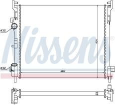 Nissens 67246 - RADIADOR RENAULT THALIA I(99-)1.5 D